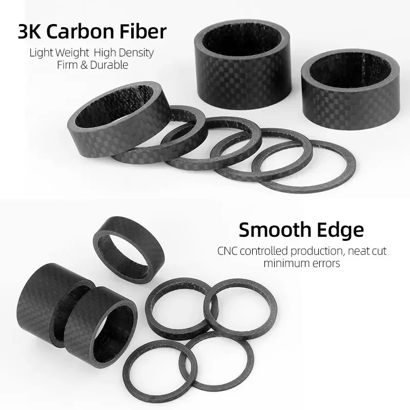 Fiets Koolstofvezel Spacers vo - Bell Handlebar Ring recensie en prijs