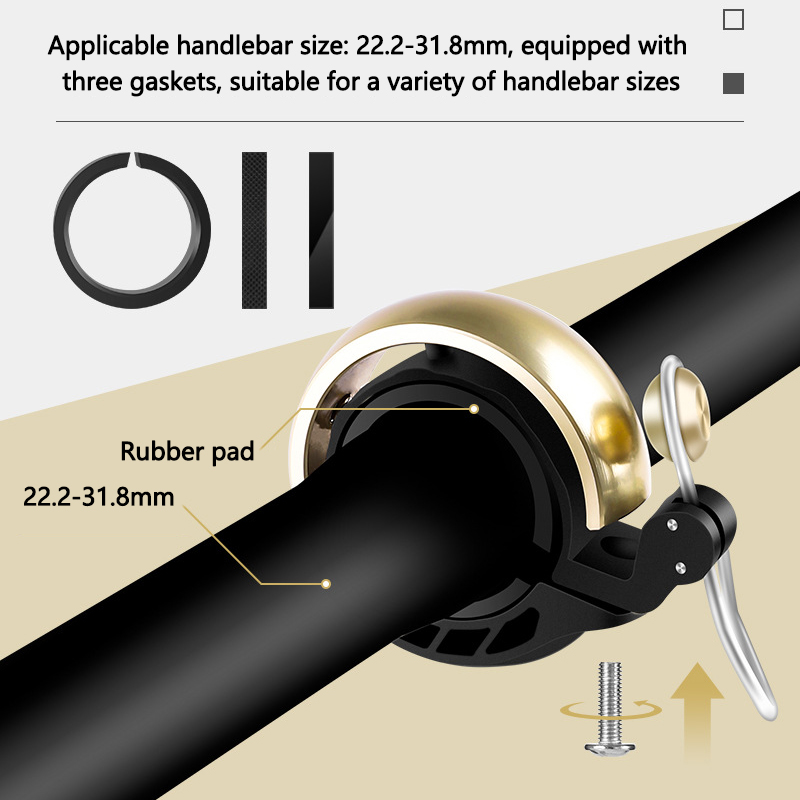 Fietsbel voor volwassenen en k - Bell Handlebar Ring recensie en prijs