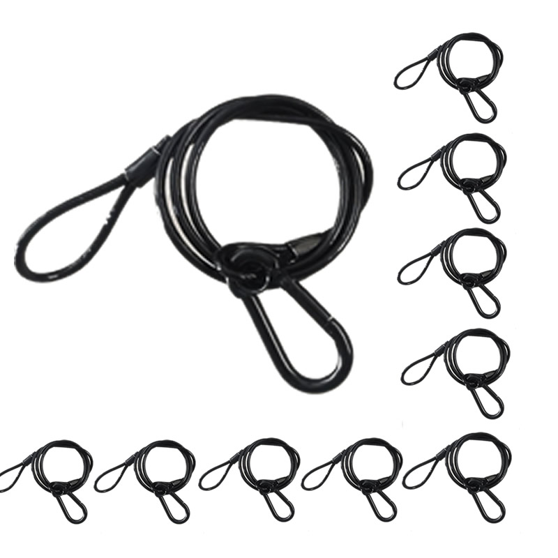 10 stks/partij Zwart 3mm * 70  - Cable Lock Flexible recensie en prijs