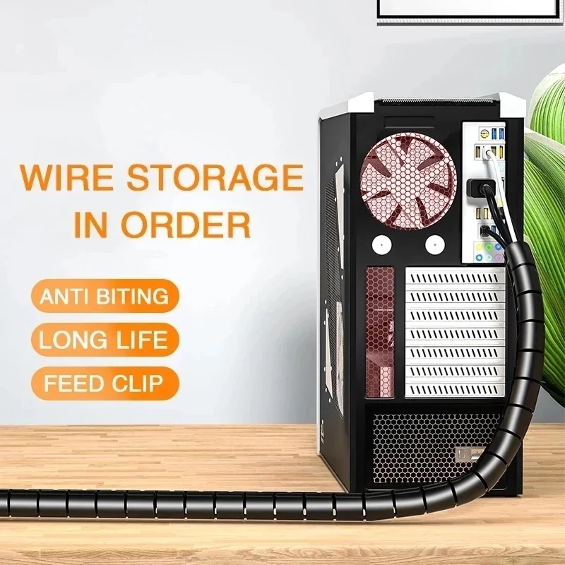 1/3 stuks 2M flexibele spiraal - Cable Lock Flexible recensie en prijs